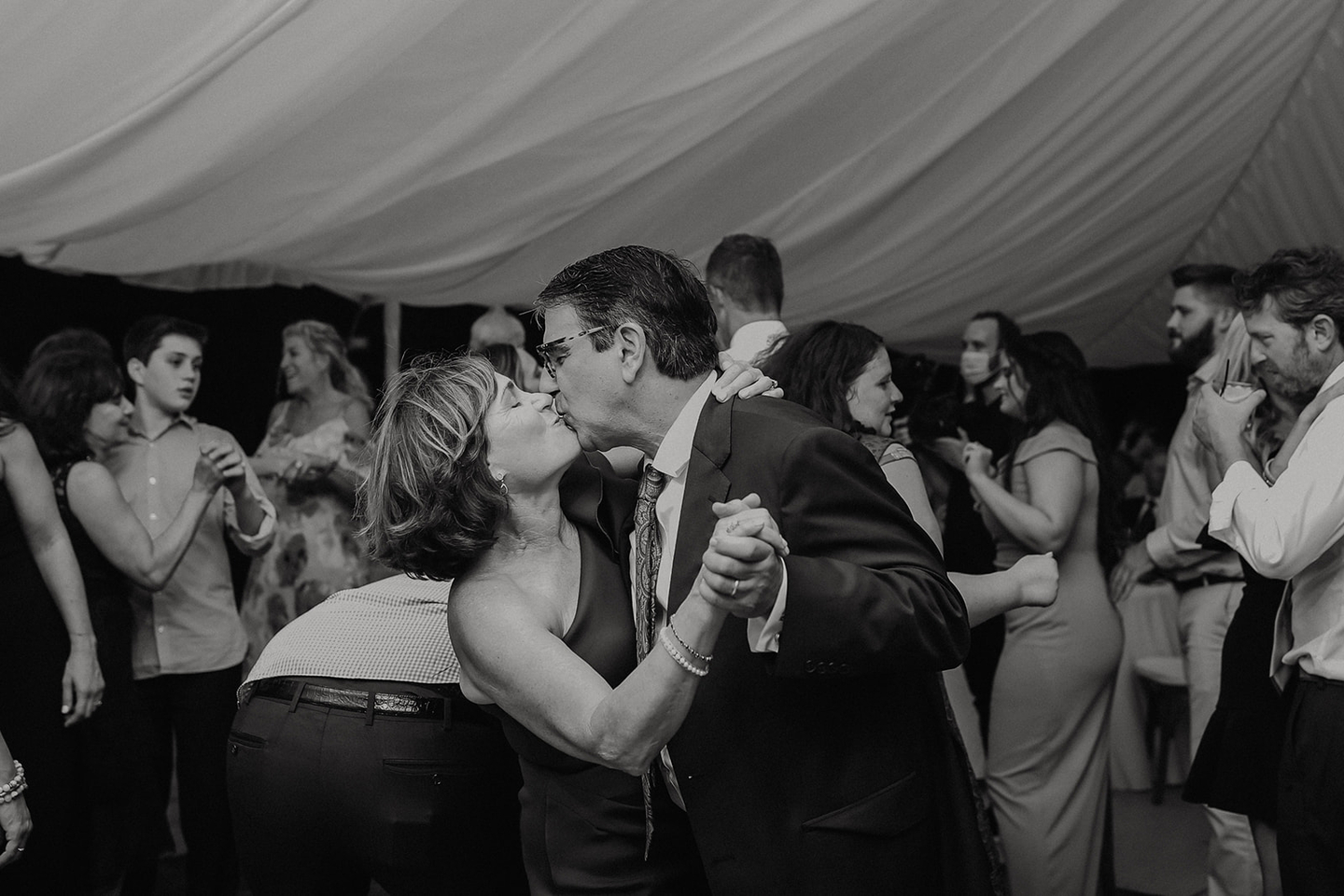 Couple dancing at a lively Jacksonville Ponte Vedra wedding event