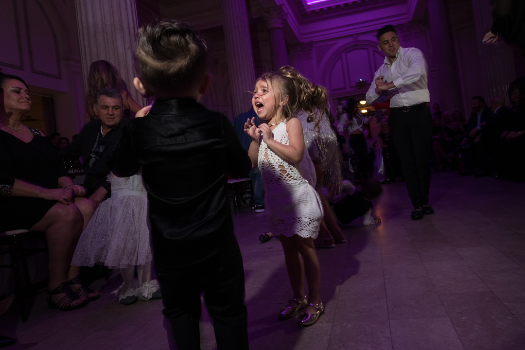 Children dancing at a party in Ponte Vedra